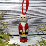 Naughty Santa Ornament