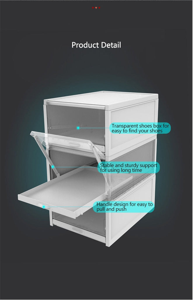 Shoe Box Stackable Organizer