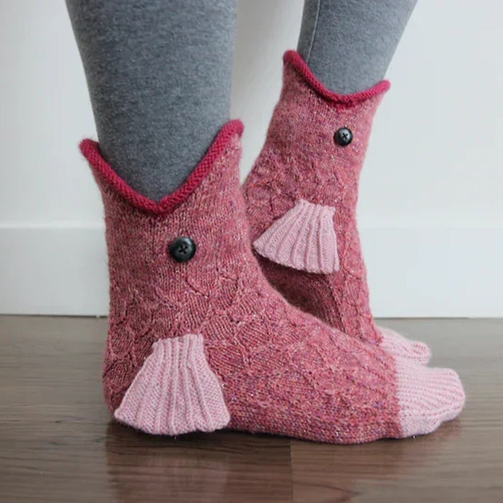 Animal Knit Socks