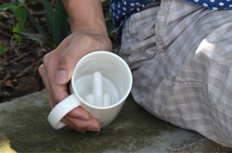 Handmade Middle Finger Mug